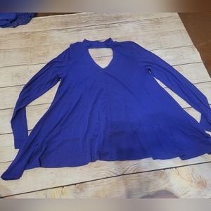 Flowy size small royal blue top